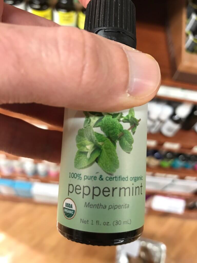 pure peppermint oil for rats